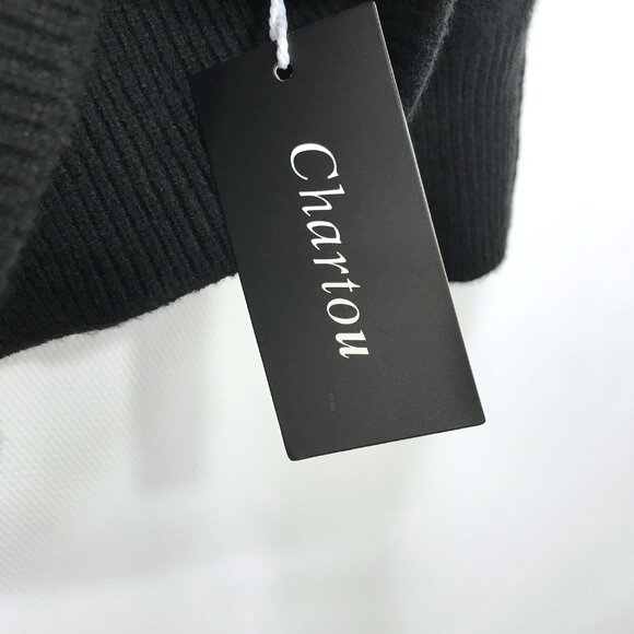 Black Ribbed Fall Skirt Set  Ribbed Sweater and Mini Skirt L - Picture 13 of 15